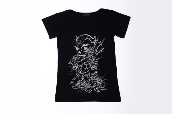 NO.009 SKULL DESIGN T-SHIRT LADIES