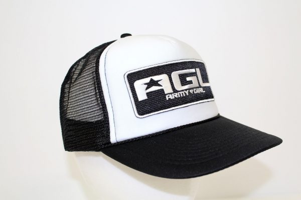 NO.003 MESH BLACK/WHITE CAP