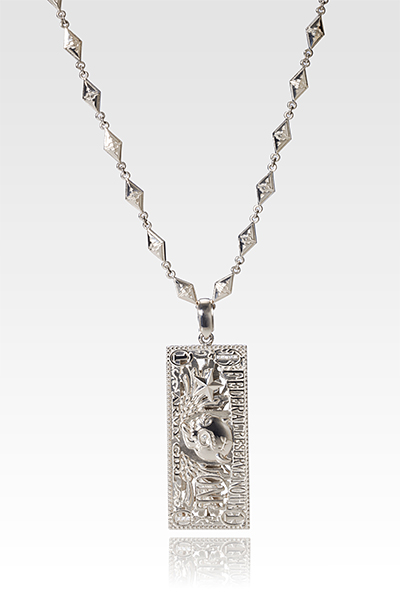 BILL DESIGN GOLD & DIAMOND PENDANT