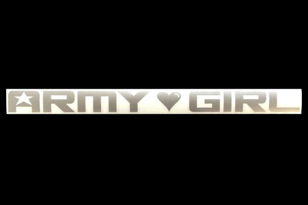 ARMY GIRL LOGO DECAL